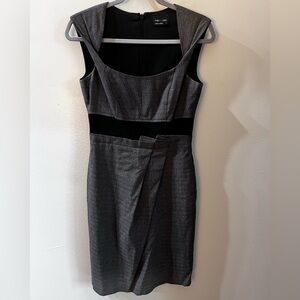 Max & Cleo Charcoal and Black Dress